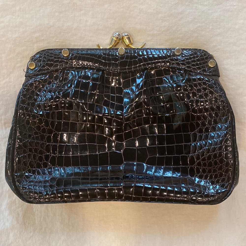 Nuovo Bidente Vintage Crocodile Purse